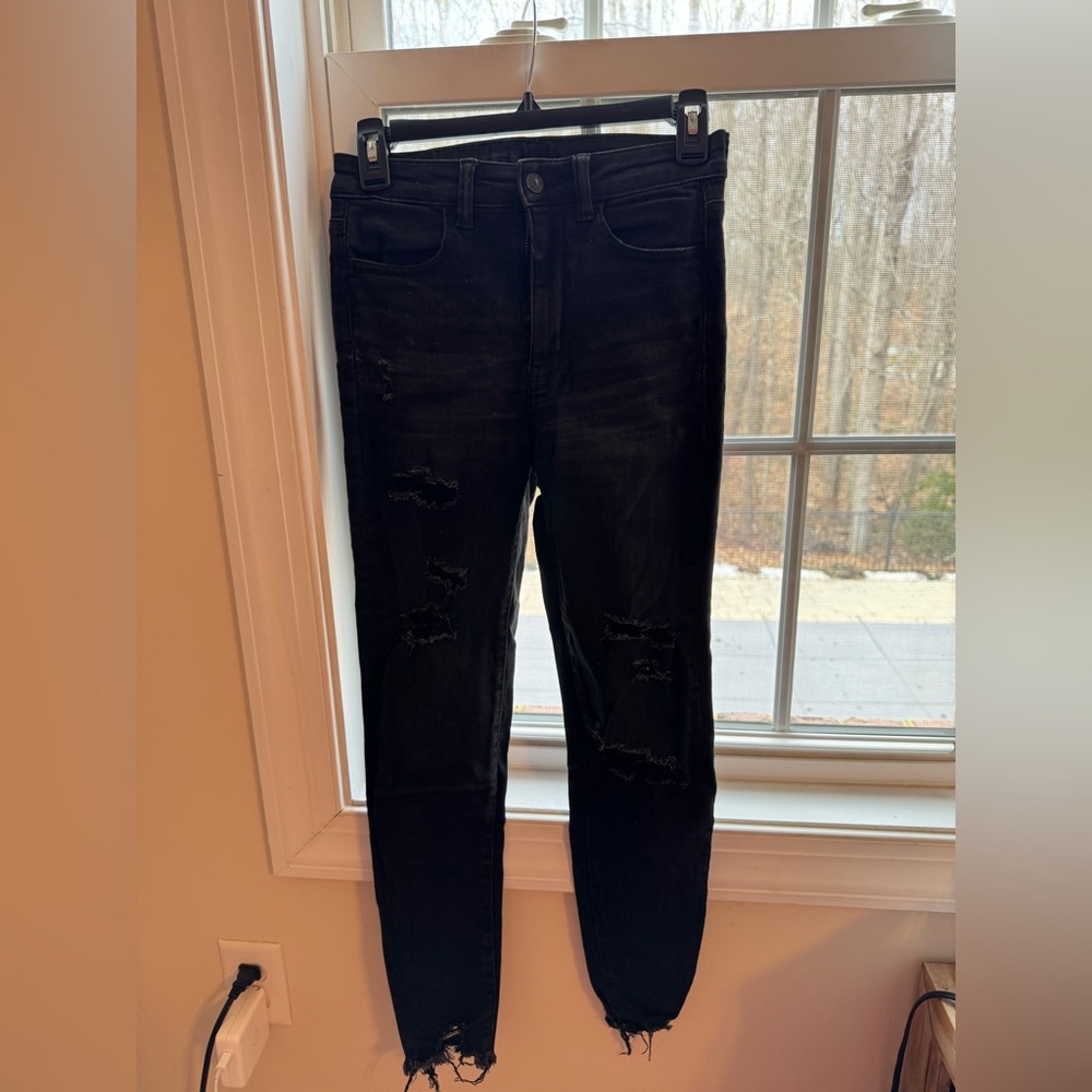 AE ripped skinny jeans